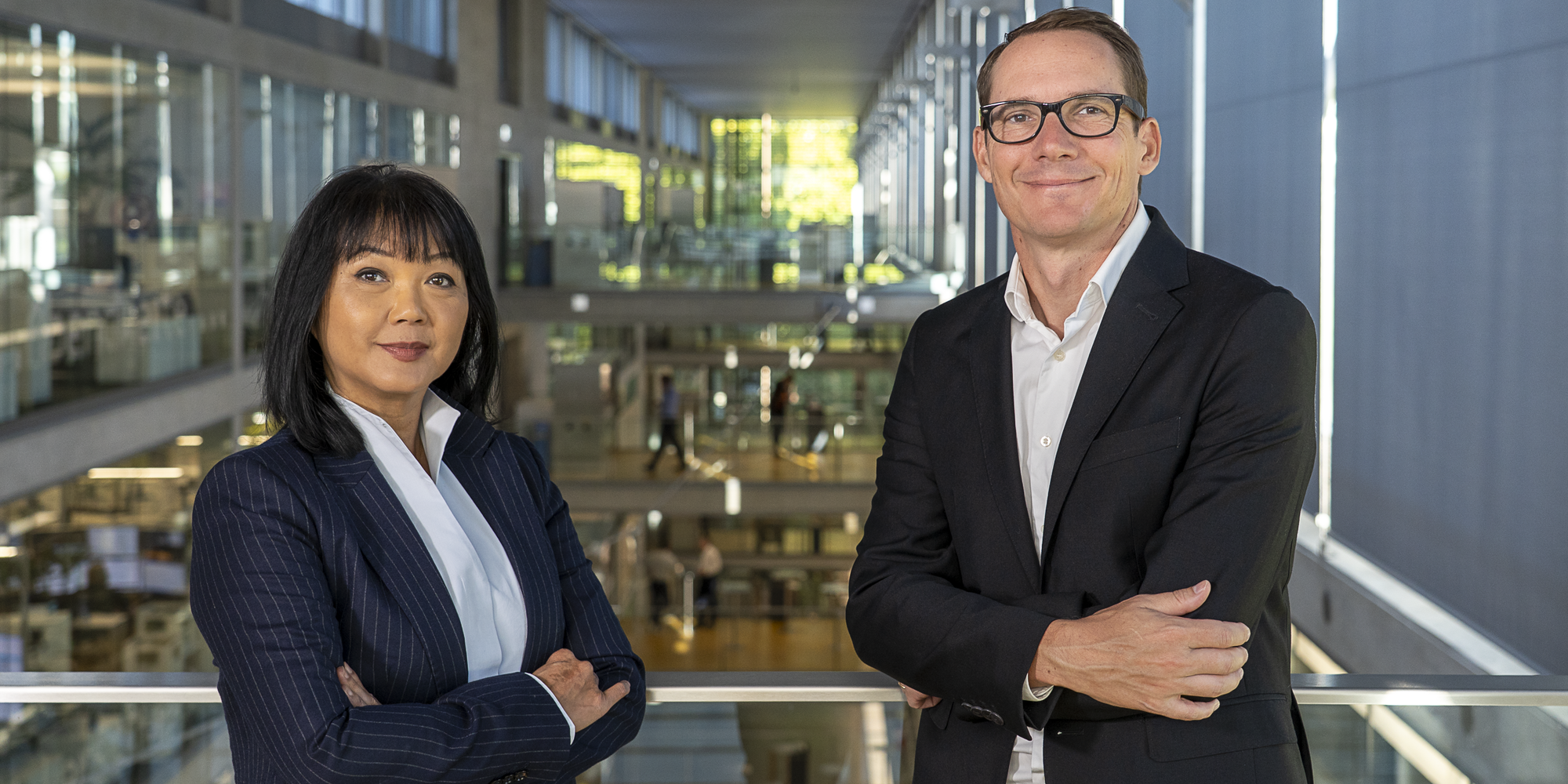 Chi Tran-Brändli und Clément Maclou, Portfoliomanager Healthy Longevity