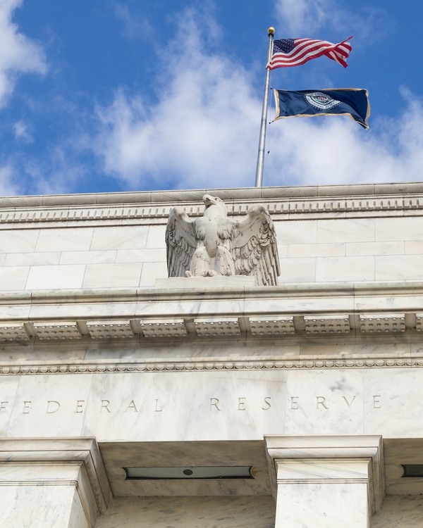 Blick auf die Federal Reserve in Washington USA